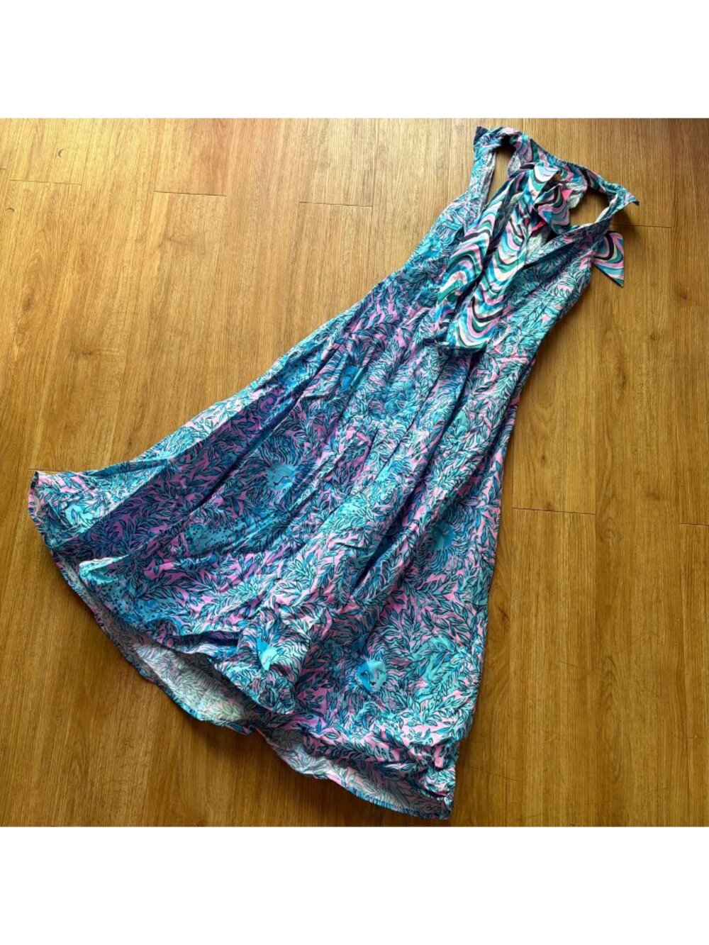 Lilly Pulitzer Chrisella Stretch Shirtdress Bermuda Blue You Grow Girl NWT Sz 6